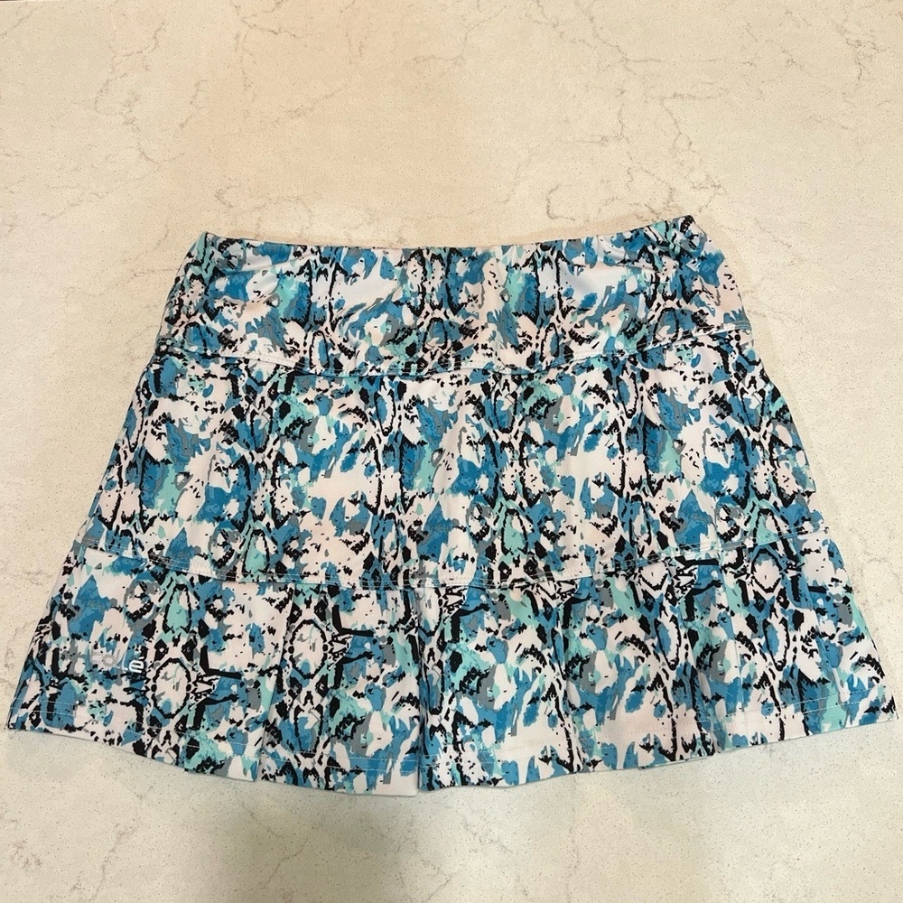 Bolle Womens Skort Size Small Multi-color Tiered Ruffle Tennis Golf - Picture 1 of 6